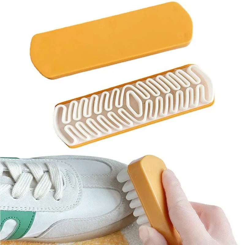 Suede leather shoe brush